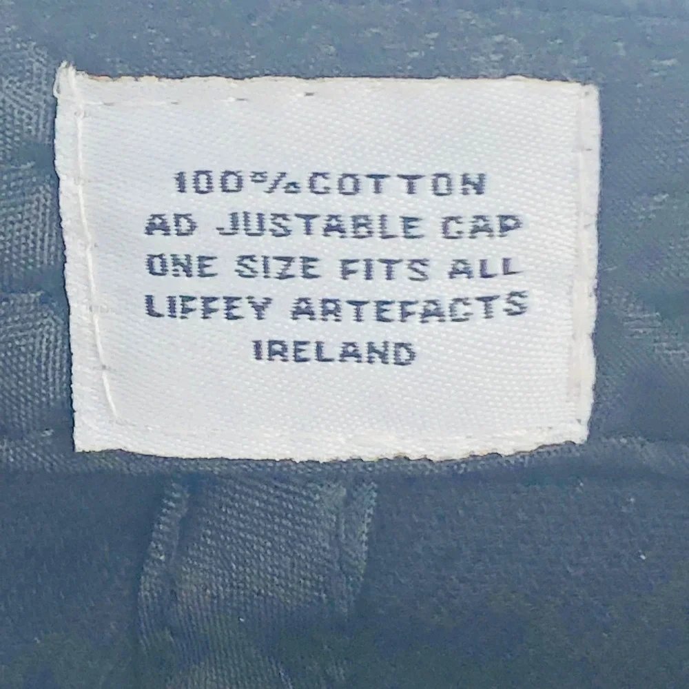 Boston Drinking Cap Strapback Hat Bottle Opener Liffey Irish Ireland Black NWT